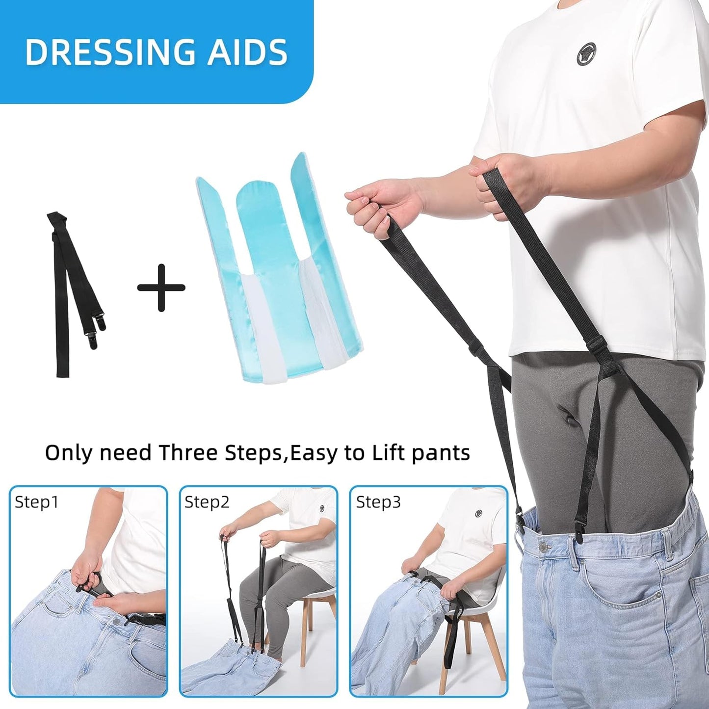🧦 Sock Aid Helper – Put On Socks Without Bending!