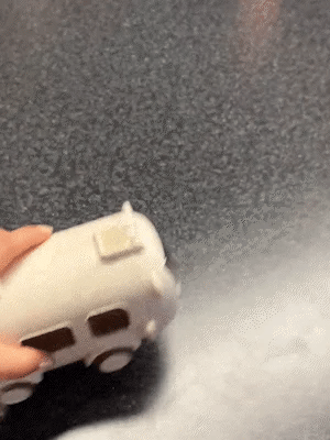 "Rolling Bus Kids Water Bottle – Drink, Play & Carry in Style!"